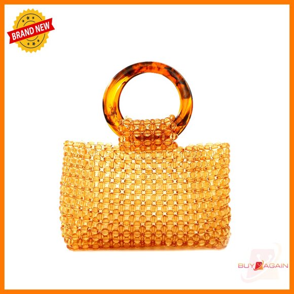 Acrylic Beaded Evening Clutch Handbag for Wedding Party